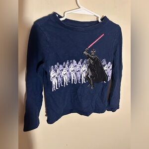 Gap x Star Wars Stitched Darth Vader Long Sleeve Shirt
